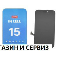 ZY Дисплей за iPhone 15  / inCell, FHD - 1080p