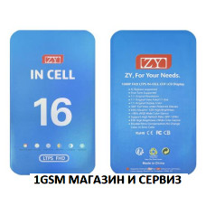 ZY Дисплей за iPhone 16 / inCell, LTPS FHD COF - 1080p, 1:1