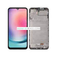 OLED Дисплей за Samsung Galaxy A24 4G ( 2023 ) / A245, SM-A245F с рамка черна