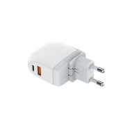 Зарядно устройство 220V с 1 PD и 1 USB изход 30W + кабел Lightening / iPhone - LDNIO A2522C ( Quick Charge 3.0, Adaptive Fast Charging ) Зарядно устройство 220V с 1 PD и 1 USB изход 30W + кабел Lightening / iPhone - LDNIO A2522C ( Quick Charge 3.0, Adaptive Fast Charging )