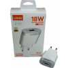 Зарядно устройство 220V с 1 USB изход 18W + кабел typeC - LDNIO A303Q Auto-ID ( Quick Charge 3.0 , Adaptive Fast Charging ) 