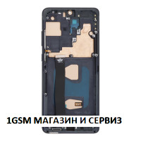 Incell Дисплей с черна рамка за Samsung Galaxy S20 Ultra 4G / 5G / G988, SM-G988B