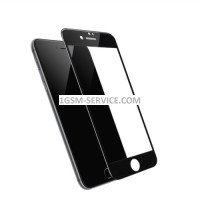 Стъклен протектор Full Glue за iPhone 7, 8, SE 2020 (4.7), Черен 
