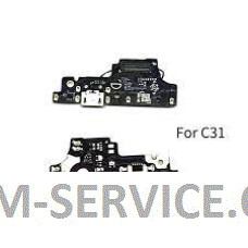 Блок захранване ( PCB ) за Nokia C31 / TA-1497 + микрофон