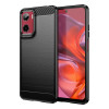 Carbon Fiber  силиконов гръб за Motorola Moto G05, Motorola E15 / XT2523