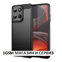 Carbon Fiber  силиконов гръб за Motorola Moto G15 / XT2521