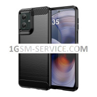 Carbon Fiber  силиконов гръб за Motorola Moto G55 5G / XT2435