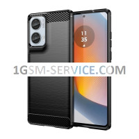 Carbon Fiber  силиконов гръб за Motorola Moto G85 / XT2427-3