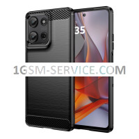 Carbon Fiber  силиконов гръб за Motorola Moto Motorola G75 5G / XT2437