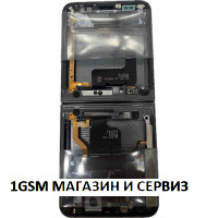 Вътрешен дисплей за Samsung Galaxy Z Flip4 / F721с черна рамка