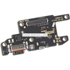 Блок захранване ( PCB ) за Xiaomi Redmi Note 13 Pro 5G, Poco X6 5G, Model: 2312DRA50G, 2312DRA50C, 2312CRAD3C, 23122PCD1G + микрофон и SIM, OEM