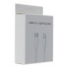 Type-C / PD дата кабел   накрайник iPhone / Lightning - 1 метър, 3A, 28W , бял