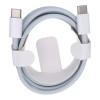Type-C / Type-C  дата кабел - 2 метра , 3A, 65W , бял