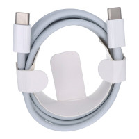 Type-C / Type-C  дата кабел - 2 метра , 3A, 65W , бял