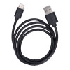 USB "A"  дата кабел  накрайник Type-C - 1 метър 