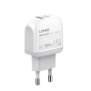 Зарядно устройство 220V с 1 PD 20W и 1 USB изход 1.5 - 3A , 3.6 - 12V + кабел typeC към iPhone - LDNIO A2316C ( Quick Charge 3.0 , Adaptive Fast Charging ) 