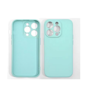 Силиконов калъф за iPhone 16 Pro Max - мента