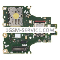 Блок захранване ( PCB ) за Huawei Nova 8i, Honor 50 Lite / NEN, NTN + микрофон, SIM , ORG 