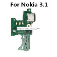 Блок захранване ( PCB ) за Nokia 3.1 / TA-1049, TA-1057, TA-1063, TA-1070, TA-1074 + микрофон