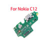 Блок захранване ( PCB ) за Nokia C12 / TA-1535 + микрофон
