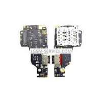 Блок захранване ( PCB ) за Xiaomi Redmi Note 13 4G, Model: 23124RA7EO, 23129RAA4G + микрофон и SIM ORG
