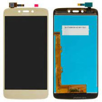 Дисплей + Тъч скрийн за Motorola Moto C Plus / XT1721, XT1723, XT1724, XT1725, XT1726 / златист /