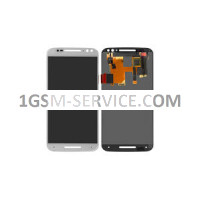 Дисплей + Тъч скрийн за Motorola Moto X Style , Moto X Pure Edition / XT1570 , XT1572 / бял /