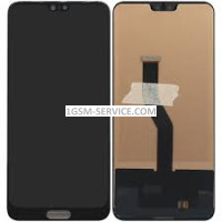 Дисплей  за Huawei P20 PRO  / CLT-L09 , CLT-L29 / черен / , TFT 