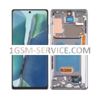 Дисплей за Samsung Galaxy Note 20 / N980 , N981,  OLED с черна рамка